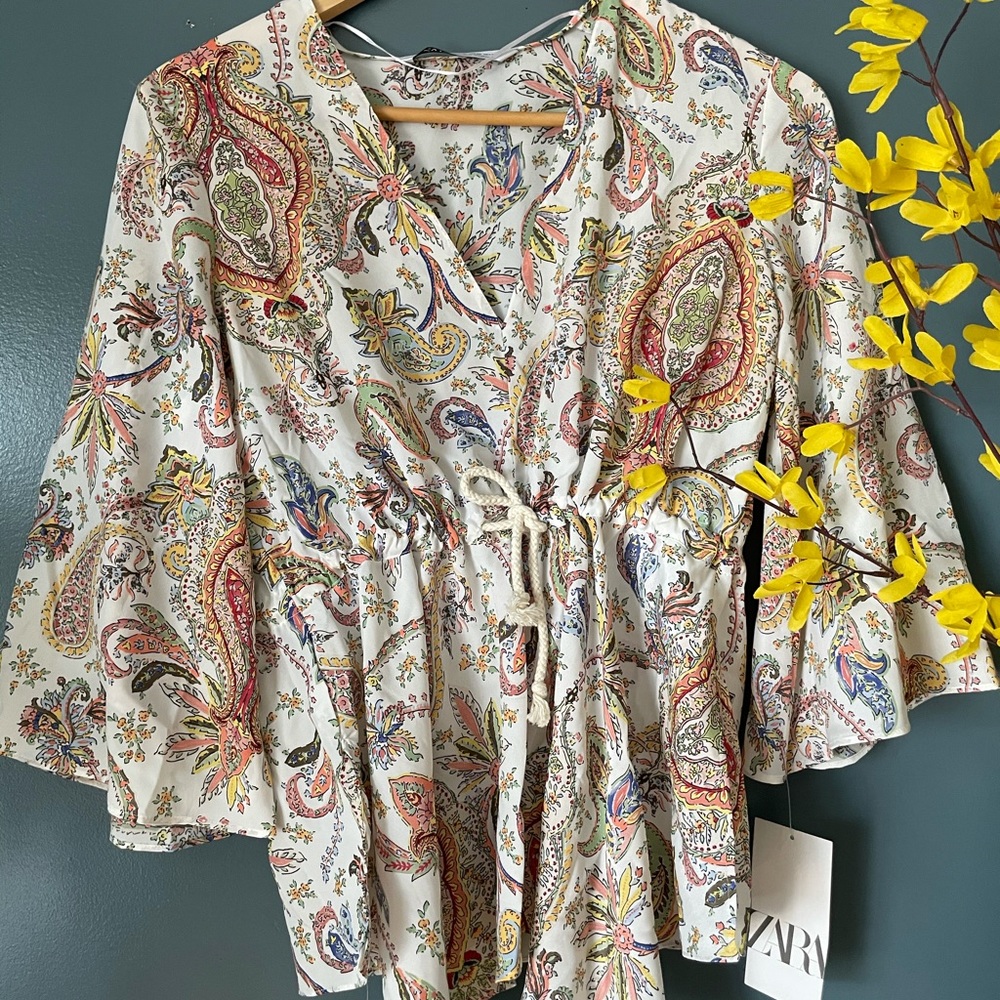 Zara Floral Blouse